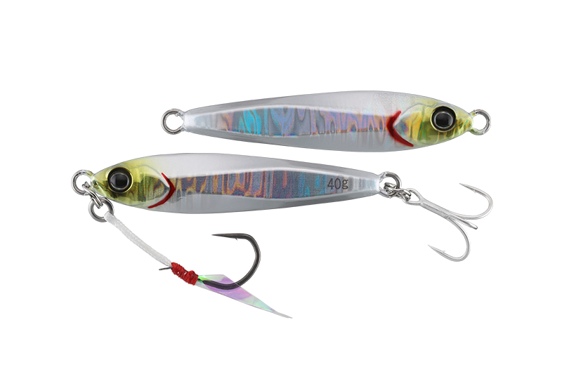 Jackall Big Backer Jig 30g - Shirasu Silver Magma Wave HL Lure