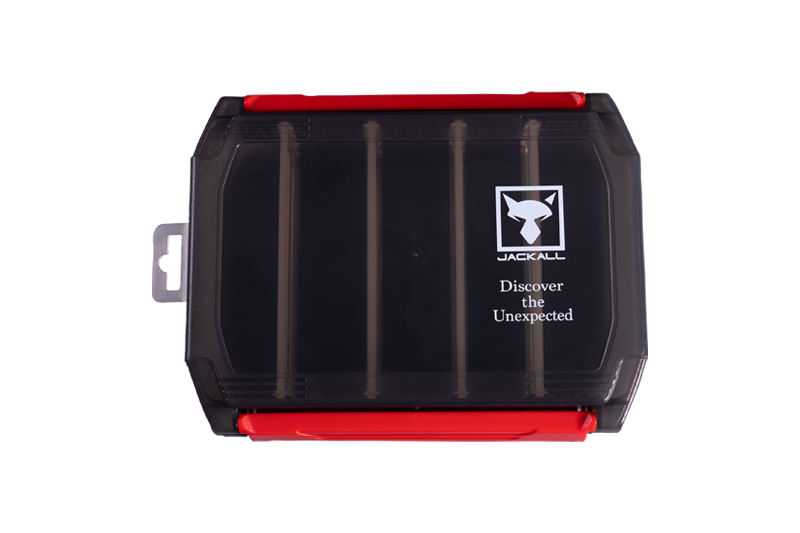Jackall 1510D Double Open Tackle Box S Clear Black (Smoke)