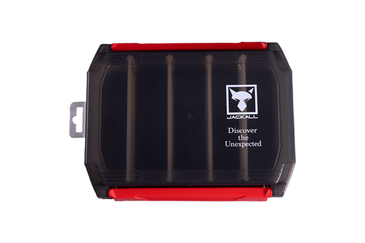 Jackall 1510D Double Open Tackle Box S Clear Black (Smoke)