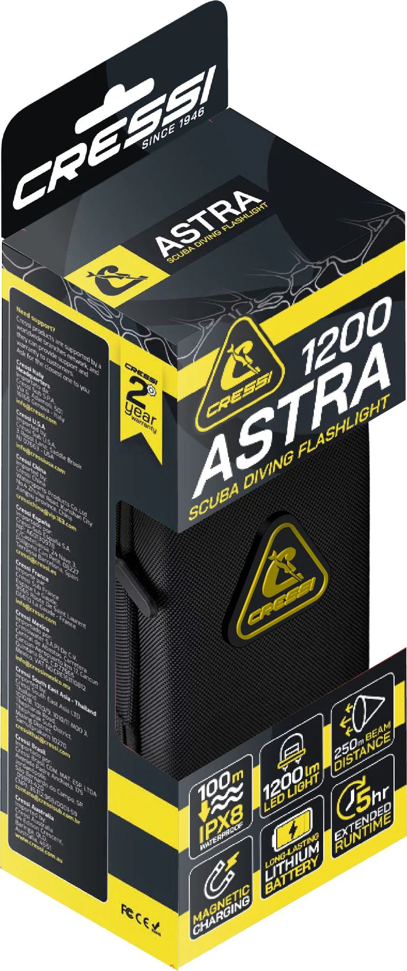 Cressi Astra 1200 Torch Black