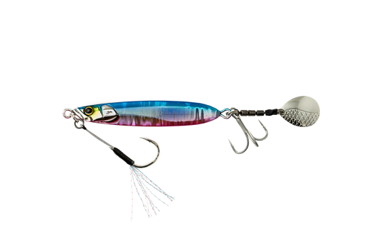 Jackall Big Backer E-blade 10g - Blue & Pink Lure