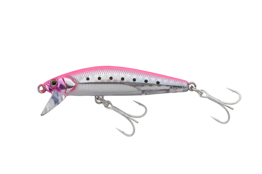 Jackall Big Backer Fit Minnow 70 Pink Back Iwashi Lure