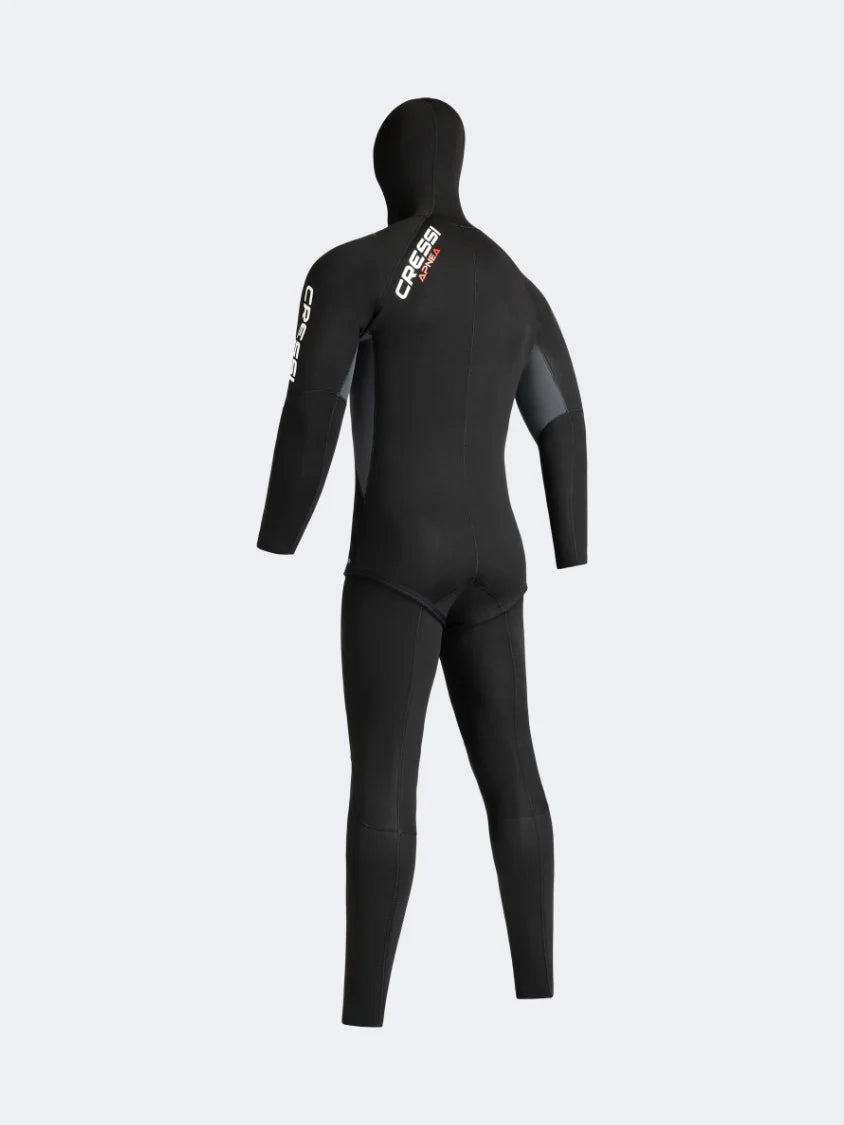 Cressi Apnea Men's 5mm Two-Piece Freediving Wetsuit Black