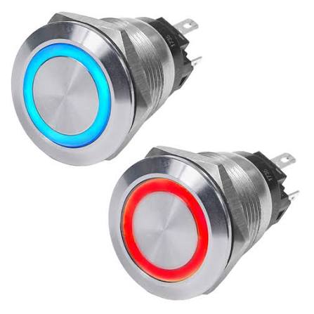Stainless Steel IP66 Switch 22mm