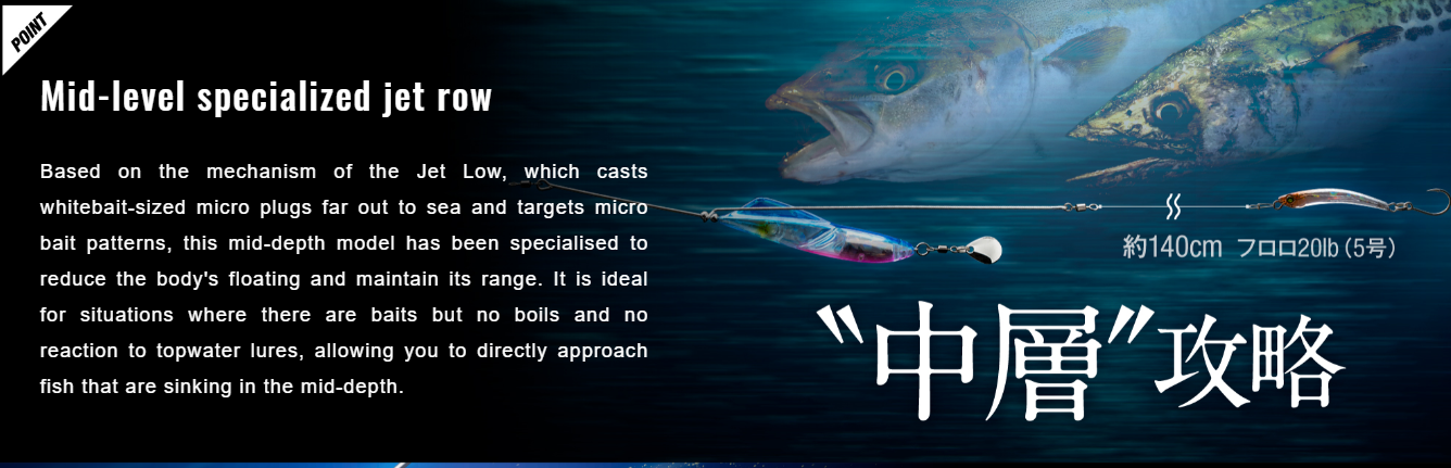 Jackall Jettrow Mid 45g - Nama Shirasu Set Lure