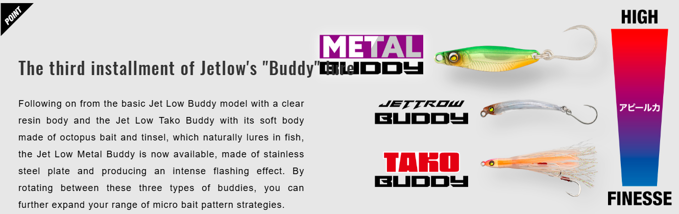 Jackall Jettrow Metal Buddy Giragira Red & Gold Lure