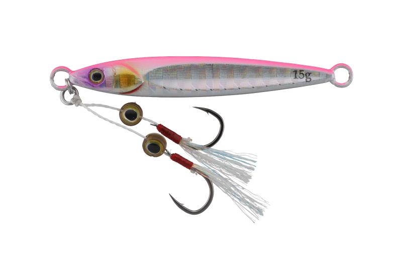Jackall Big Backer Fit Jig 15g - Pink Back Border HL Lure