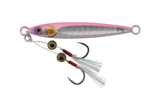 Jackall Big Backer Fit Jig 15g - Pink Back Border HL Lure