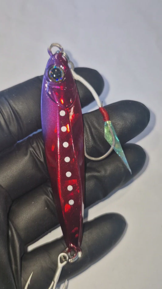 Jackall Big Backer Jig 20g - Kanai Ruby UV Lure