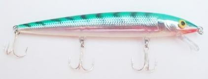 Rapala HJ12 Husky Jerk Silver Green Mackerel