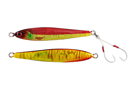 سمك القاروص جاكال مع الأنشوجة المعدنية 100 غرام | إيواشي أحمر وذهبي