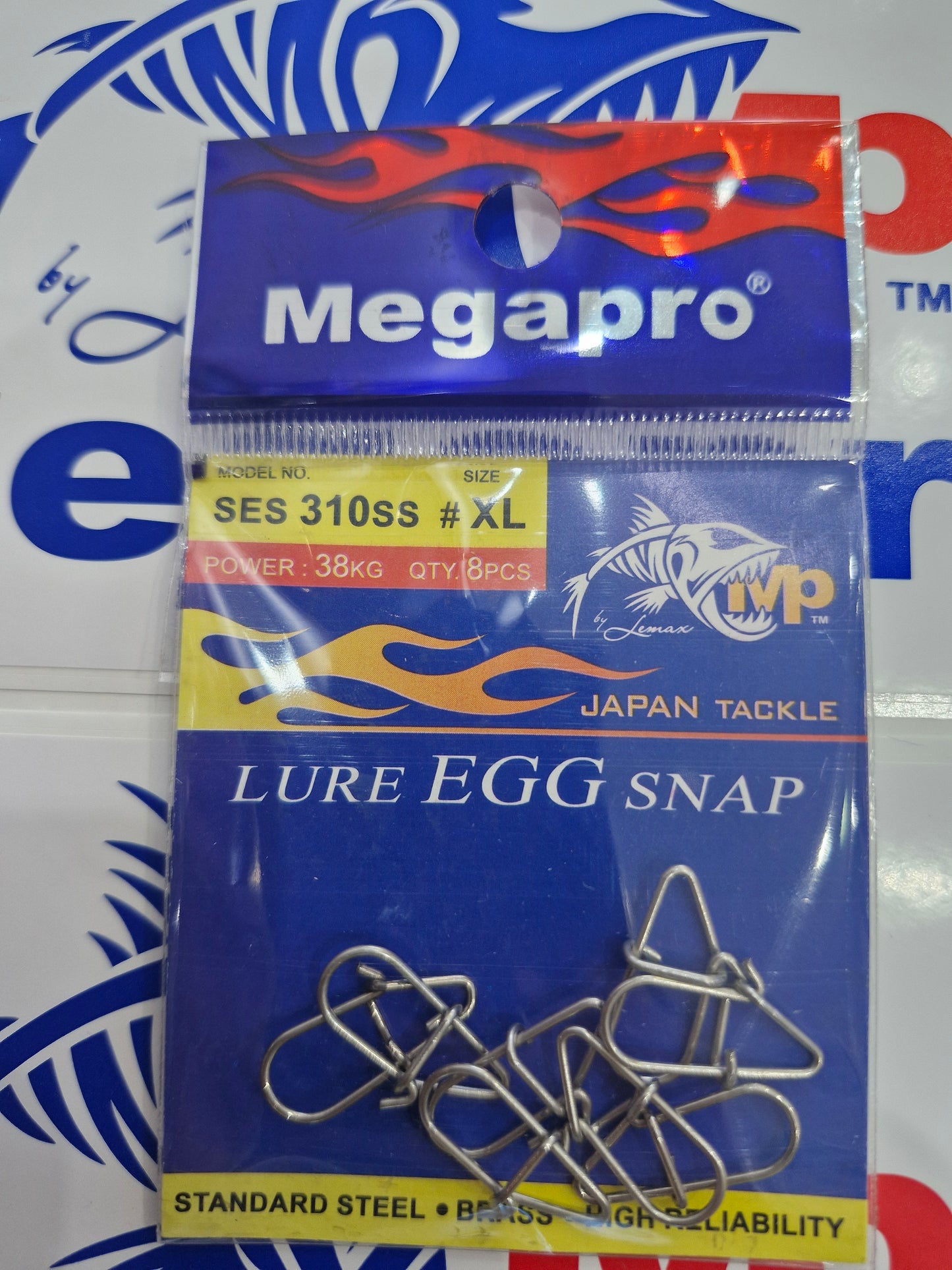 Megapro Swivel Lure Egg Snap ( 8'S) Ses 310SS Xl