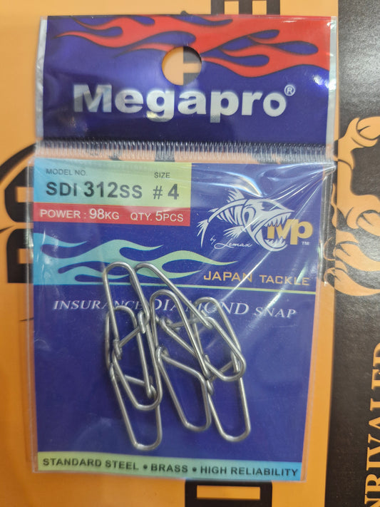 Megapro I-Diamond Snap Swivel 5S | SDI 312SS Size 4