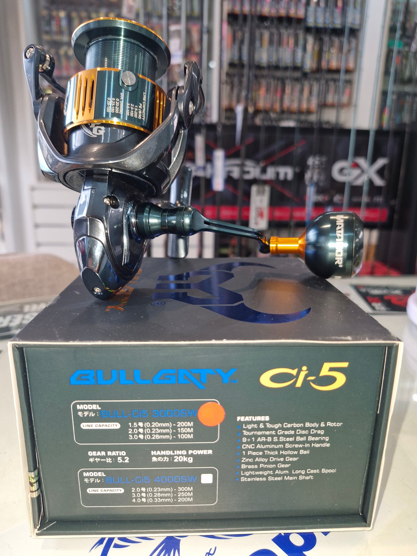 Gawas GW Reel Spinning Bullgaty - CI5 3000SW