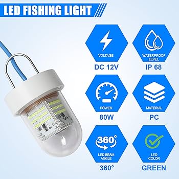 Underwater Fishing Light 30W – Green