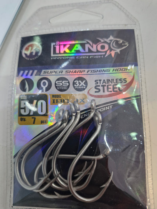 صنارة صيد إيكانو بيك IBO-3X مقاس 5/0 - قوة ثلاثية ممتازة