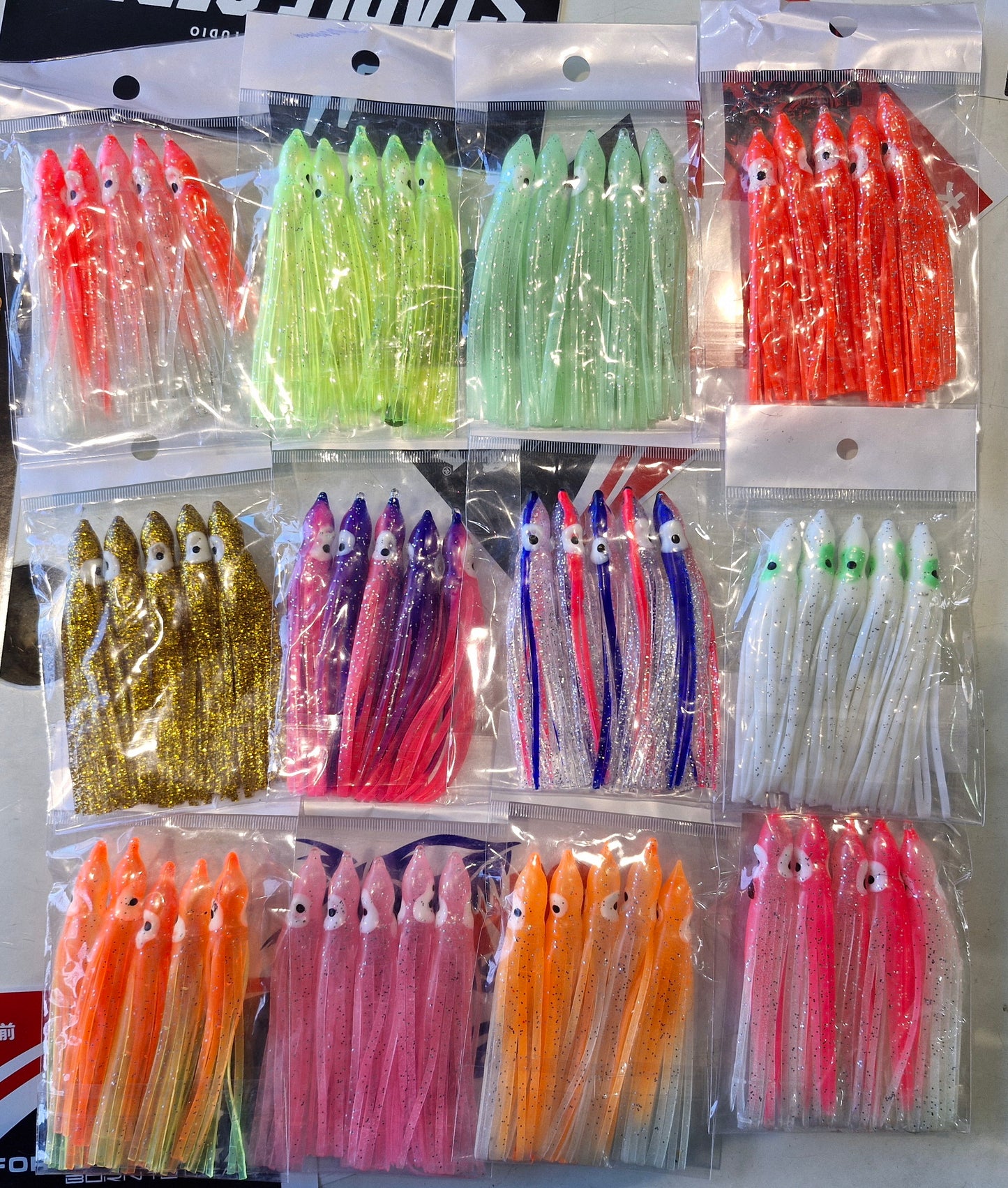 Squid Skirt 10cm Egi Lure – Pack of 5