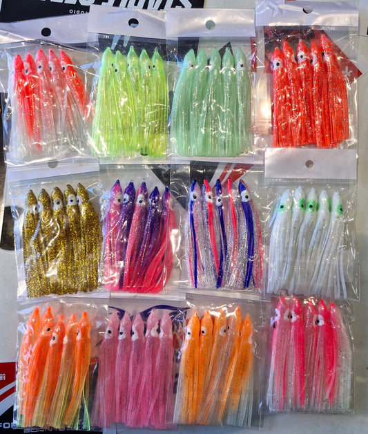 Squid Skirt 10cm Egi Lure – Pack of 5