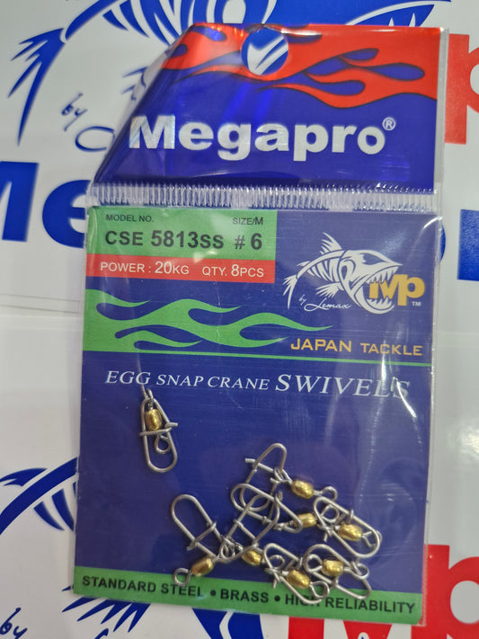 حامل بيض دوار ميجابرو مع رافعة (8 بوصات) Cse 5813SS 6 M