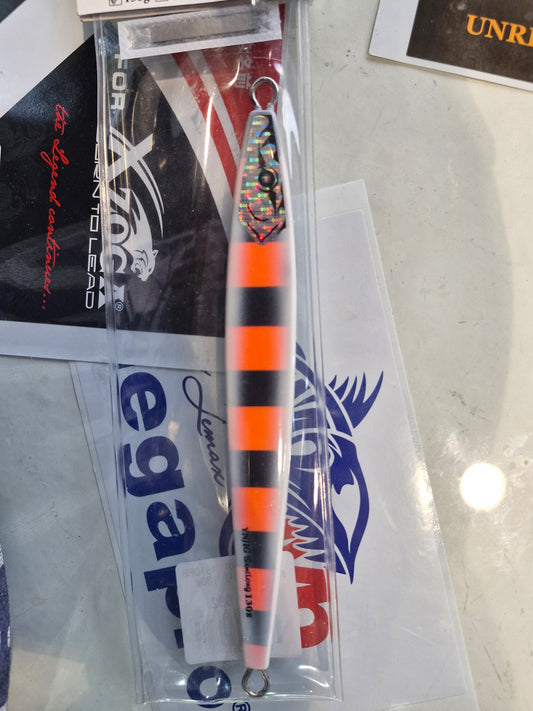Nishioka Yugyo YN Jig Semi-Long Matte Orange-Black Zebra Edge