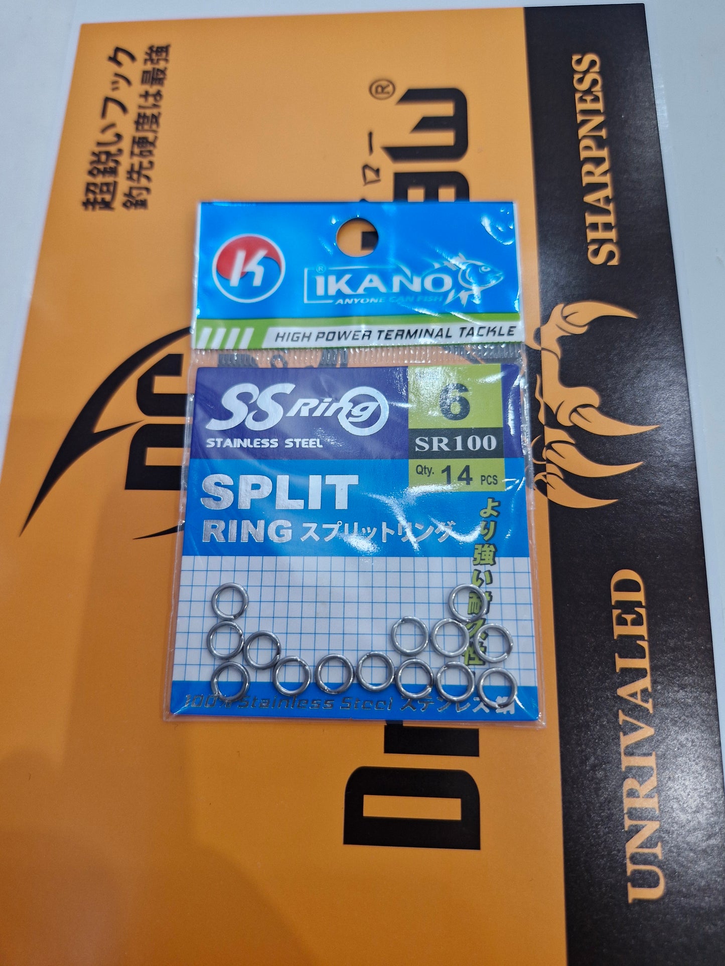 Ikano S.steel Split Ring (14'S) Ss-sr 100 6