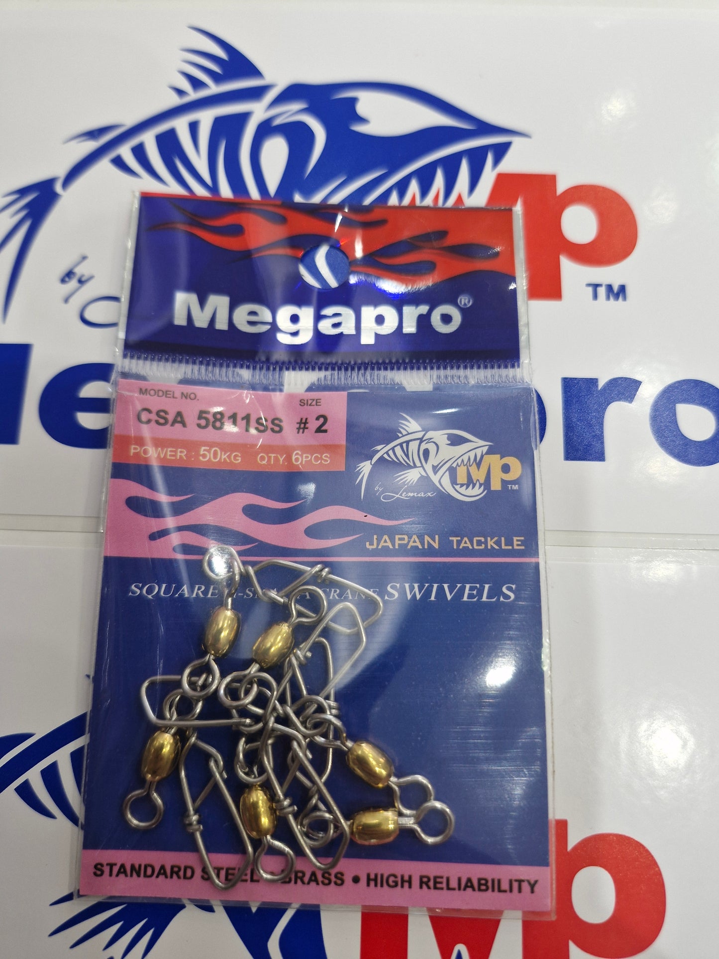 Megapro Crane + Square Hook Assist Swivel 6S | CSA 5811SS Size 2