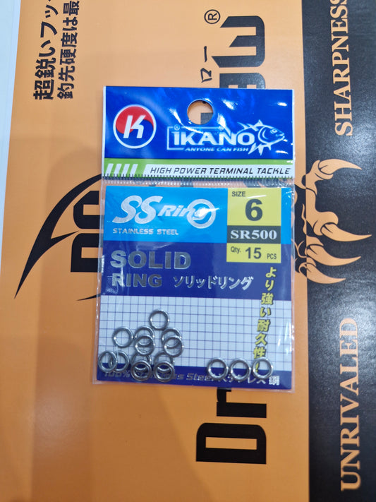 Ikano S.steel Solid Ring (15 Pack) Ss-sr 500 - 6