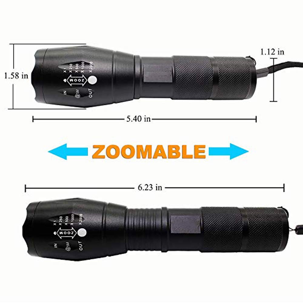 Uv light with zoom
