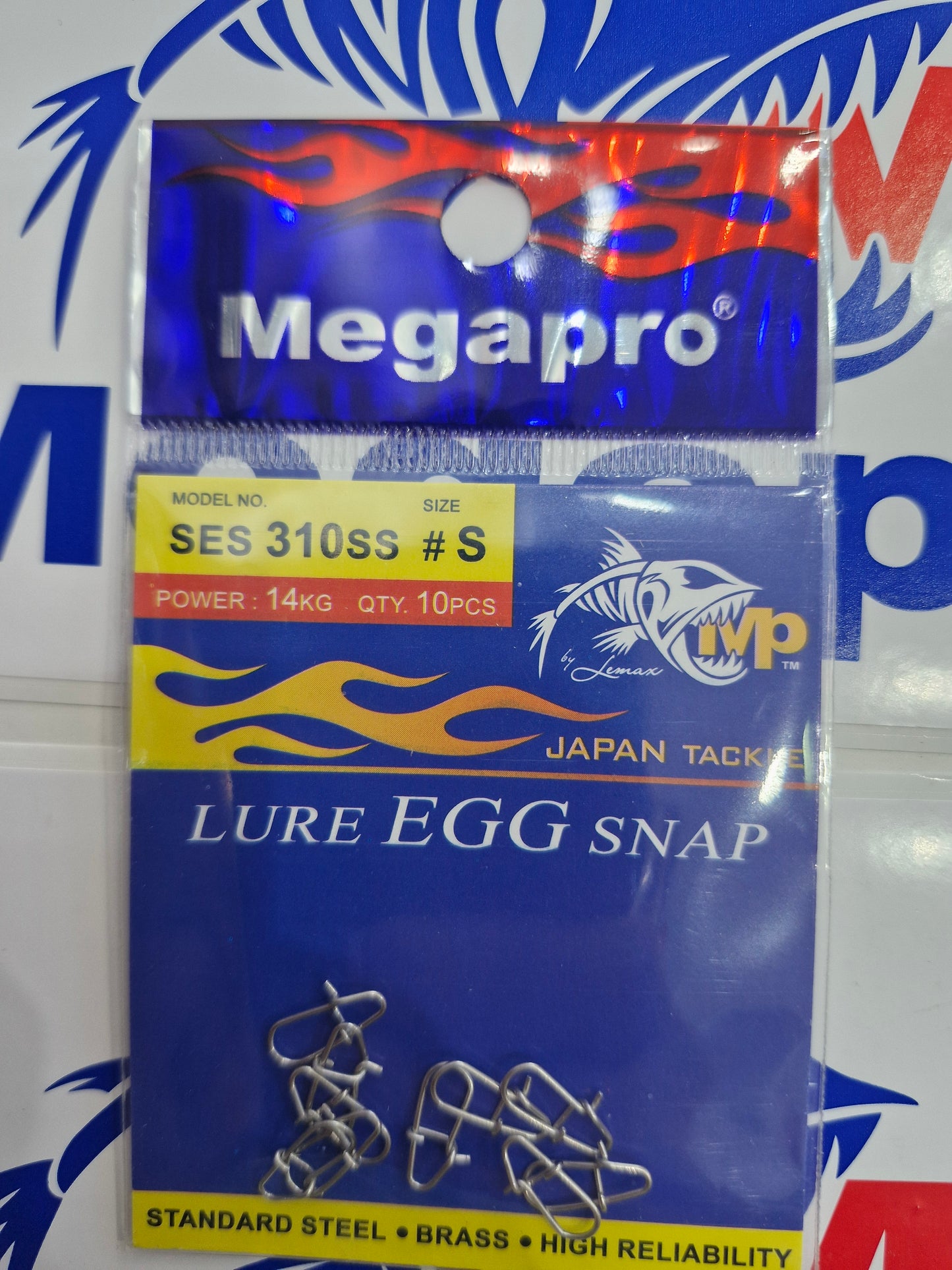 Megapro Swivel Lure Egg Snap (10'S) Ses 310SS S