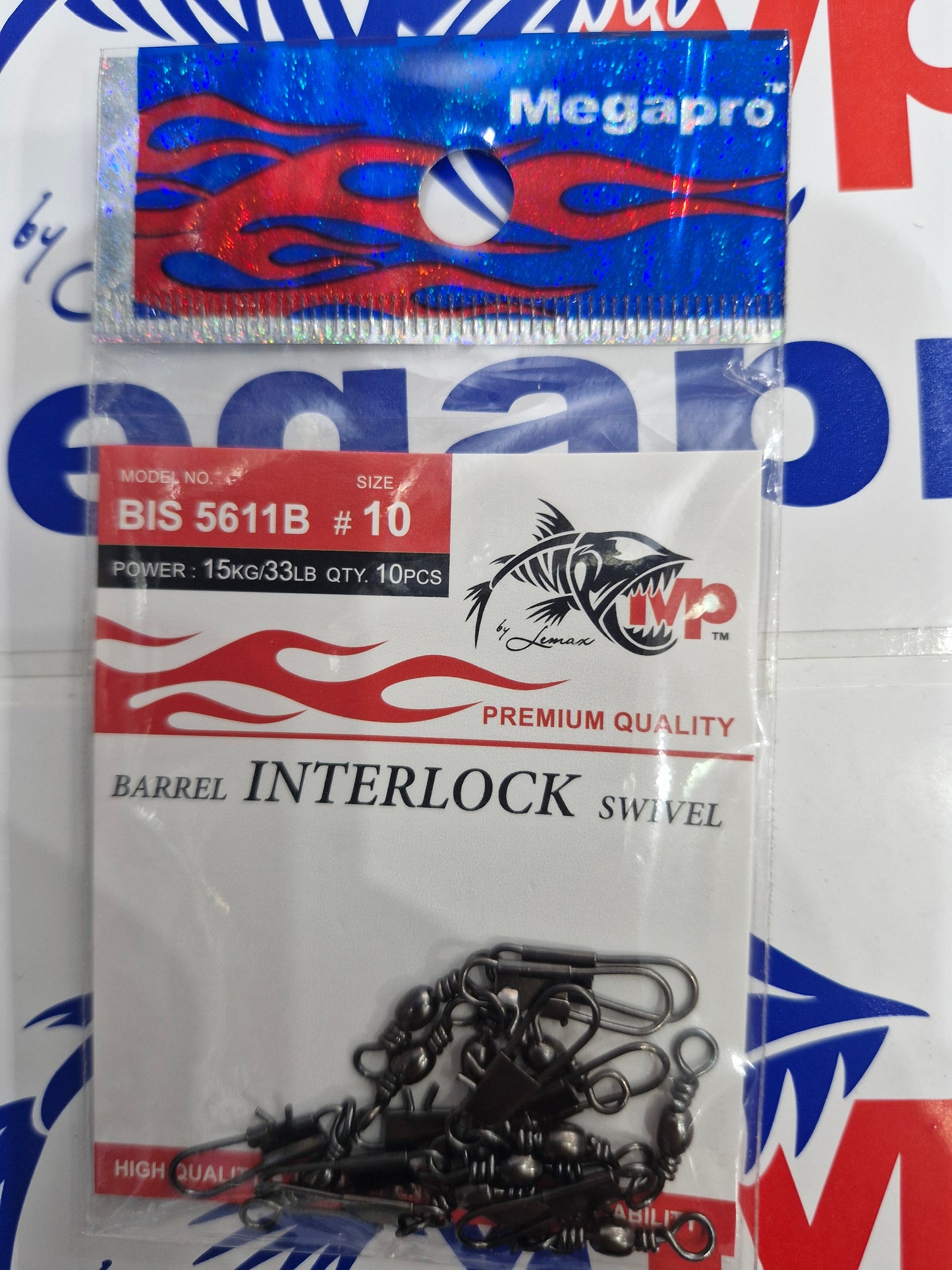 Megapro Swivel B. Interlock (10'S) Bis 5611B 10