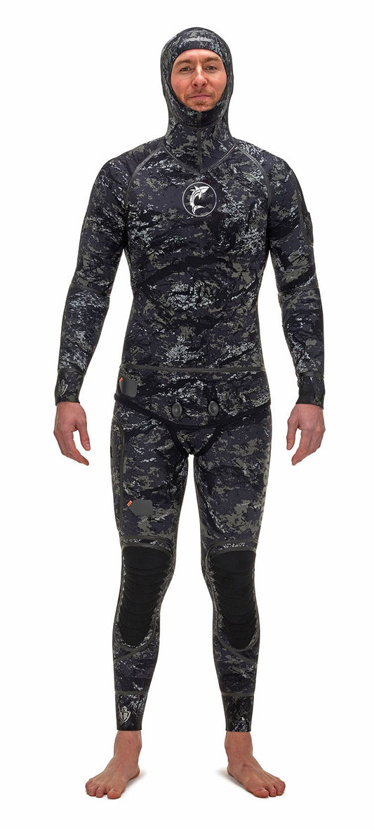Elite camo wet suut 5mm