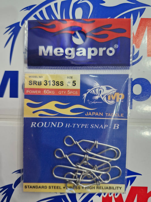 مشبك دوار دائري من ميجابرو (5 بوصات) Srb 313SS 5