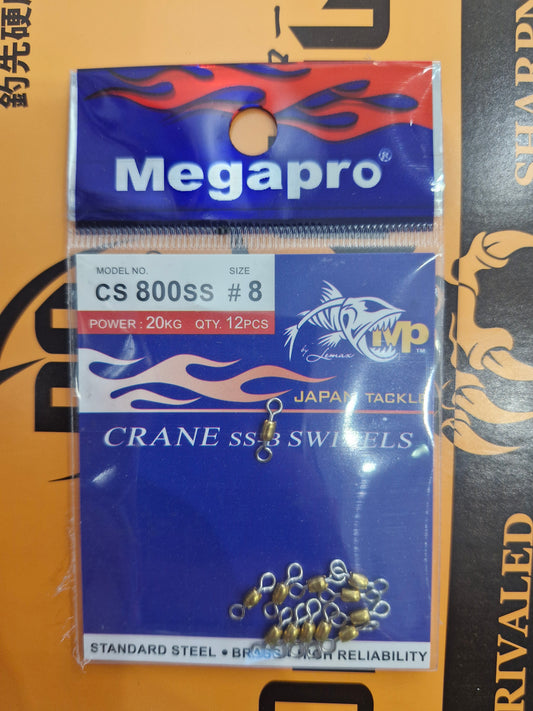 Megapro Crane Swivel SS-B 12S | CS 800SS Size 8