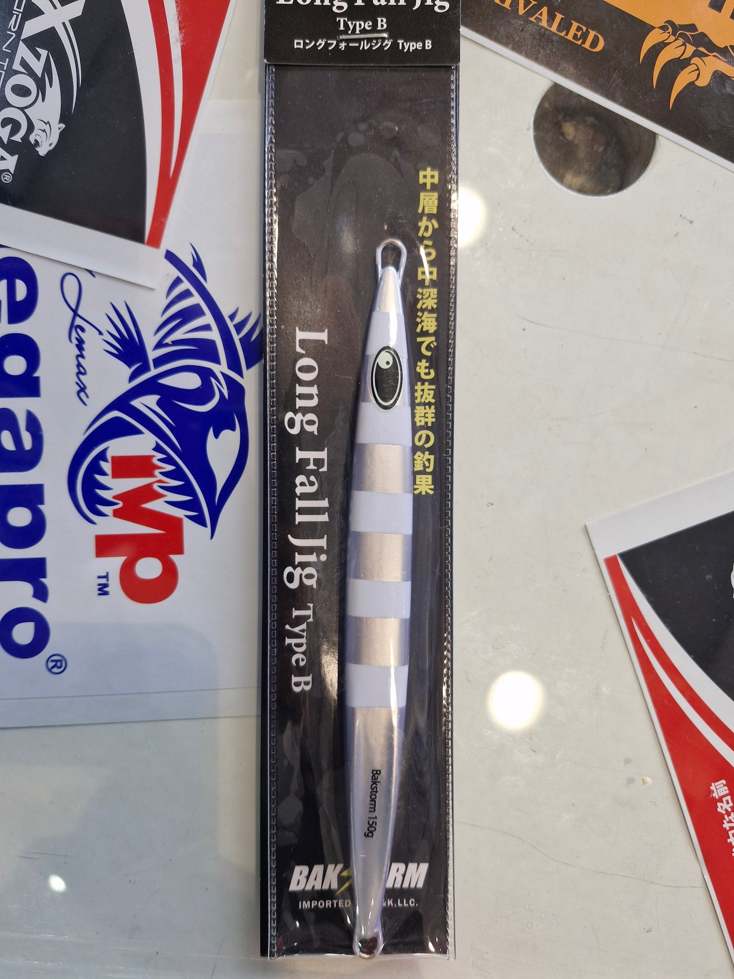 Bakstorm Jig 150g Zebra Glow