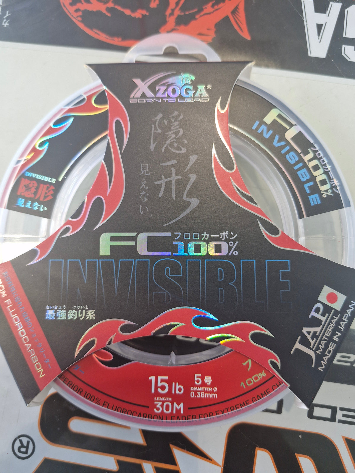 FC 100% Invisible Fluorocarbon Fishing Line – 30 m