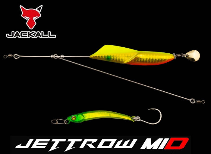 Jackall Jettrow Mid 35g - Chartreuse & Gold Set Lure