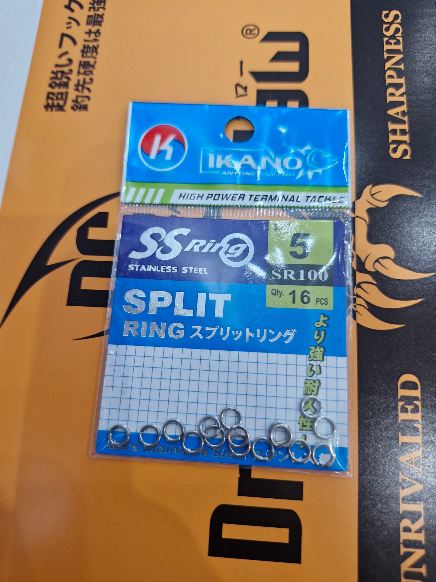 Ikano S.steel Split Ring (16'S) Ss-sr 100 5