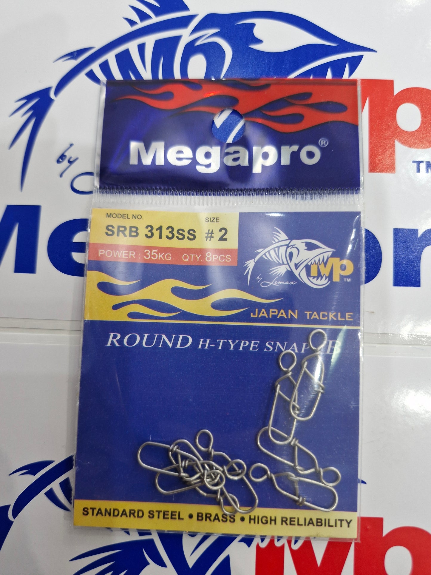 Megapro Swivel Round H-snap-b (8'S) Srb 313SS 2