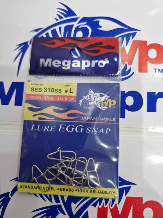 طعم ميجابرو الدوار ذو مشبك بيضاوي (9 بوصات) Ses 310SS L