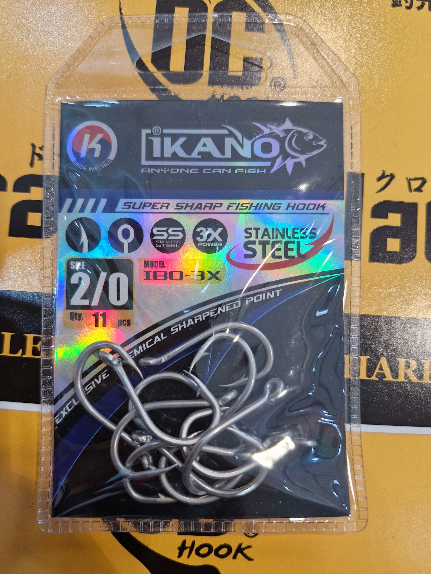 Ikano Beak IBO-3X Fishing Hook - Premium Triple Strength