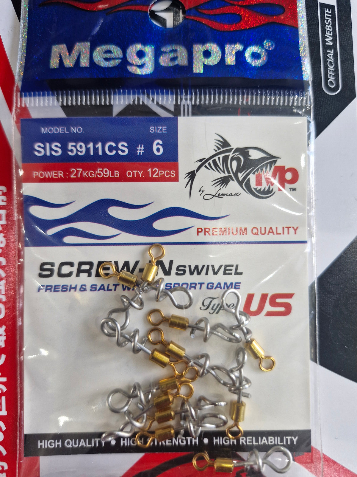 Megapro Swivel US Screw-In | SIS 5911CS
