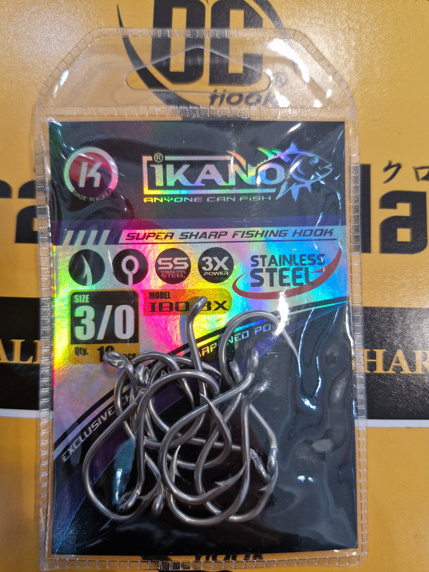 Ikano Beak IBO-3X Fishing Hook - Premium Triple Strength