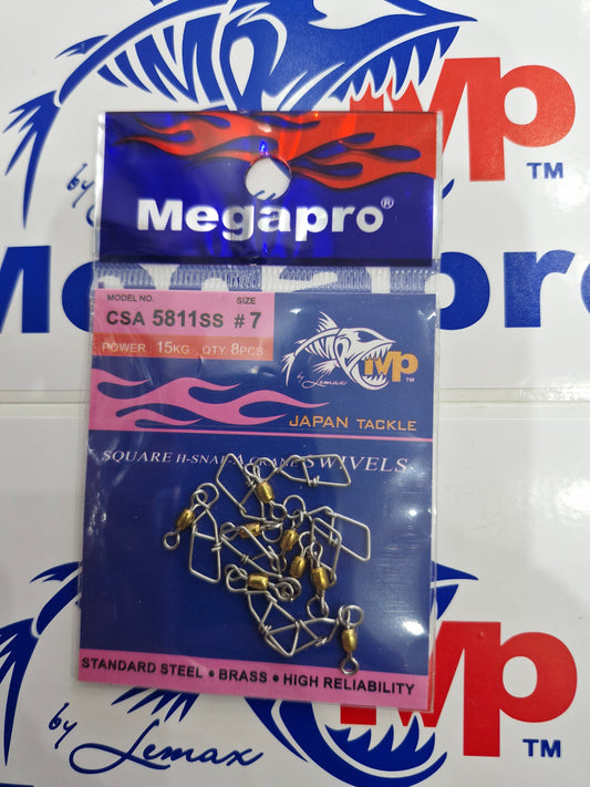 Megapro Crane + Square Hook Assist Swivel 8S | CSA 5811SS Size 7