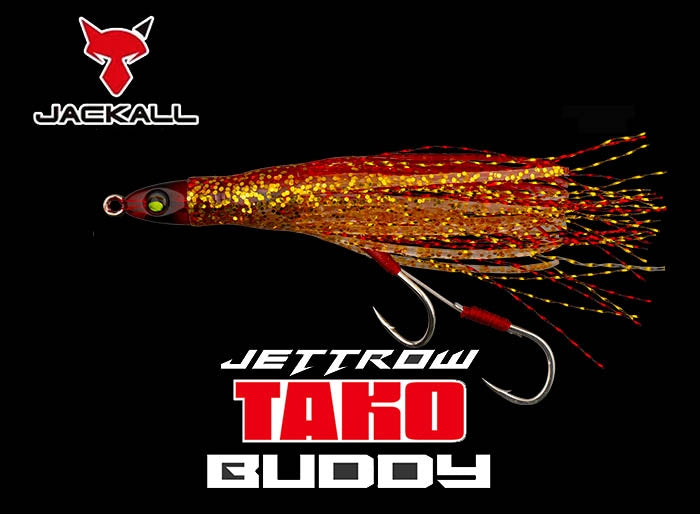 Jackall Jettrow Tako Buddy Red & Gold Lure