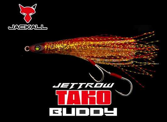 Jackall Jettrow Tako Buddy Red & Gold Lure