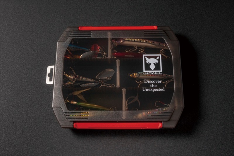 Jackall 1500D Double Open Tackle Box S Clear Black (Smoke)
