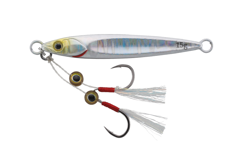 Jackall Big Backer Fit Jig 15g - Shirasu Silver Magma Wave HL Lure