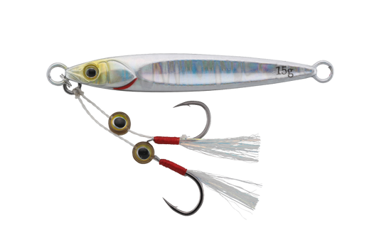 Jackall Big Backer Fit Jig 15g - Shirasu Silver Magma Wave HL Lure