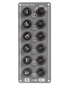 Osculati - Electric control panel 6 switches
