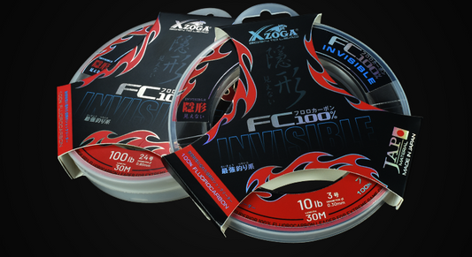 Xzoga FC100% Invisible Fluorocarbon Leader (0.36mm) 30m - 15LB